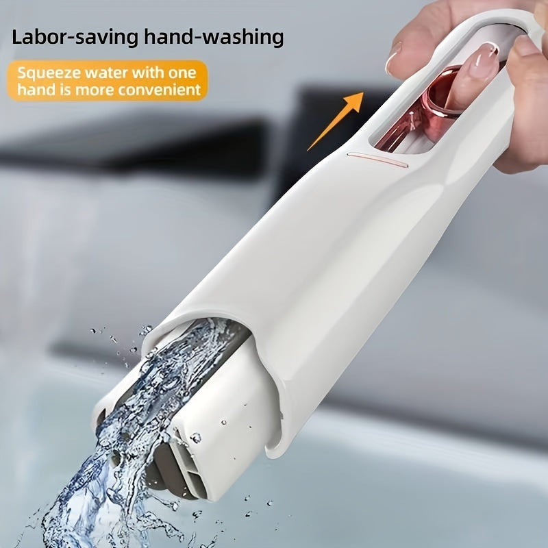 Self-Squeeze Mini Mop: Wet/Dry Counter, Glass & Car Cleaning